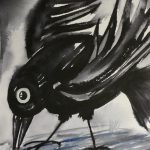 Some kind of crow 19×28 cm
